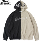 Jacket Hip Hop Streetwear Graphic Print Patchwork Jacket Coat 2022 Men Harajuku Cotton Loose Jacket Coat Autumn