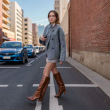 Fongt Code Women's Double Buckle Solid Color Of The Coat Coat Casual Temperament British Style Cloth Women