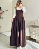 Fongt Summer New Women's Collar Sexy Sleeveless Wrinkled Temperament Dress Dress Dress Woman