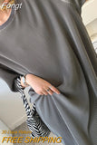 Sleeve Dress Women Summer New Leisure Large Size Simple Solid Retro Fashion M-4XL Chic Soft Elegant Mid-calf