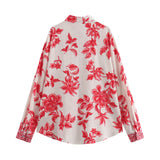 Summer Flower Printed Shirt 5029154 Skirt 5029154-Outfit
