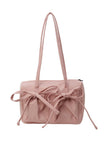 Bow Knot Large Capacity Shoulder Bag-Outfit