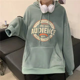 Fongt Female Autumn Winter 2023 New Korean Version Loose Ancient Hoodie Long Sleeve Versatile Velvet Student