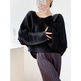 Fongt Spring Three House Folding Loose Pure Color Top Loose Folding Top Loose Folding Top Sense