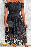 Patchwork Short Sleeve Solid Dress Slash Neck Women Maxi Summer Dress Casual Backless Vintage Streetwear Dress
