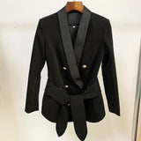 Fongt Star New Metal Double-Dnecked Green Fruit Collar Belt Suit Jacket