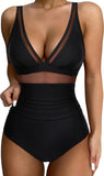 2024 New High-Waisted Swimsuit Women's Tight Sexy Hollow