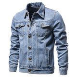 New Spring, Autumn And Winter Men's Denim Jacket Leisure Youth Fashion Jeans-Outfit