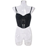 Fongt Explosive Women's New Fishbone Lace Sexy Body Jacket Wearing A Small Top-Outfit