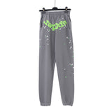 Tide Card Prints Letters, Cobwebs, Personality, Hip-Hop Couples, Hooded Sweaters, Casual Sweaters, Sports Sets.-Outfit