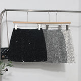 Slide Dress Skirt Girl Babes A Small Silver Shiny Light Short Skirt