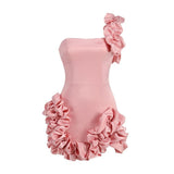 New Dress Lotus Rib Ribs Tight Body Dress Braided