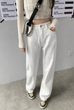 Leg High Waist Casual