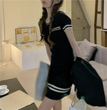 Fongt Temperament Sexy Knitted Dress Women's Summer 2023 New Niche Design Chic Skirt A Word
