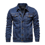 New Spring, Autumn And Winter Men's Denim Jacket Leisure Youth Fashion Jeans-Outfit