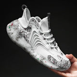 Fashion Classic Men Sneakers Spring Breathable Running Shoes for Men Graffiti Sport Shoes High-top Mesh Walking Jogging