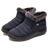Boots Women's Boots Non-slip Women Winter Boots Fur Warm Ankle Boots For Women Down waterproof Booties Botas Mujer