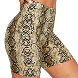 Fongt New Fashion Sexy Leopard Print Snake Wrap Hip Shorts Tipants-Outfit