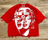 Men's T-Shirts Oversized Graphics Gothic Harajuku Short-Sleeved Men's T-Shirts Y2k Top Friends-Outfit