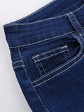 Classic High Waist Flare Jeans-Outfit