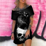 Sleeve Off Shoulder Loose Tank