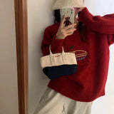 Fruit Cake Jacquard Knit Pullover-Outfit