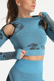 Mesh Cut Out T Shirt Leggings