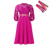 Fongt Dress Summer Lace Hook Sexy Hollow Dress Dress Dress
