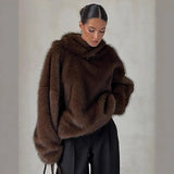 Fongt 2025 New Women's Loose Commute High-End Feeling Short-Line Long-Sleeved Blazer Women