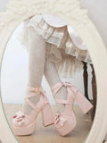 Bow Star Buckled Platform High
