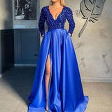 Fongt 2025 New Women's Lieda Sexy Long Dresses Party Evening