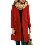 Fongt Autumn And Winter New Products Burst The Long Hair Of The Female Coat Dark Button Niot Jacket