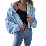 Wind Autumn And Winter Lantern Long-Sleeved Wick Casual Short Coat Jacket Exploding Women's