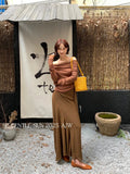 Fongt Special Price Does Not Return] Xixi Autumn Temperament High-Rise Half-Dress Dress With Straight A-Word Skirt Women 85241