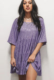 Fashion Ball Collar Short Sleeves Cute Dress Women's