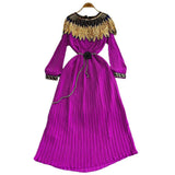 Fongt Heavy-Bike Squint Cloak Patch Folded Loose Dress
