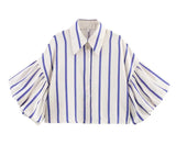 Fongt Women's Clothing Explosion Fashion Casual Loose Bubble Sleeve Shirt