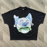 Printing Of Men's T-Shirt Blutosatire Billdog Cotton Oversized Picture-Outfit