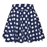 Fongt Summer Hot Wave Dot Mini Skirt Red Skirt-Outfit