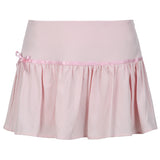 Fongt Cloth Forget French Ballet Style Striped Bow Lace Spliced Skirt Dress Suit