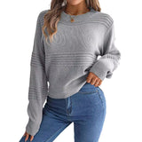 Red Wind Shooting 2025 Autumn And Winter Casual Pure Color Long-Sleeved Knitted Jacket Sweater Women's