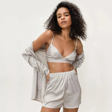 Bathrobes Women 3 Piece
