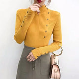 Fongt Sweater Women's Autumn And Winter New Knitted Shirt Thick Long Sleeves To Put On The Bottom
