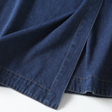 New Medium-And Long-Style Gauze Cage Skirt Denim Skirt-Outfit