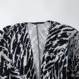 Spring Animal Print Silk Satin Dress 9878081-Outfit