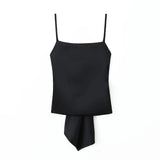 Fongt 2025 New Women's Solid Color Repair Behind The Back Strap Slings
