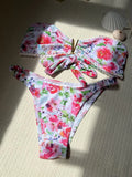 2024 New Sexy Lace Thoracic Split Swimsuit