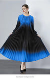Fongt New Women's Dress Dress Oversized Dress Print 100 Folds T-Shirt With T-Shirt Holiday Casual Dress