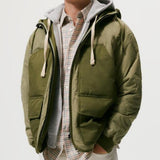 Winter Za Jackets Men Warm Thick Cotton Hooded Parkas Casual Fashion Coats Male