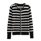 And Winter New Row Buckle Knitted Coat 0506110-Outfit